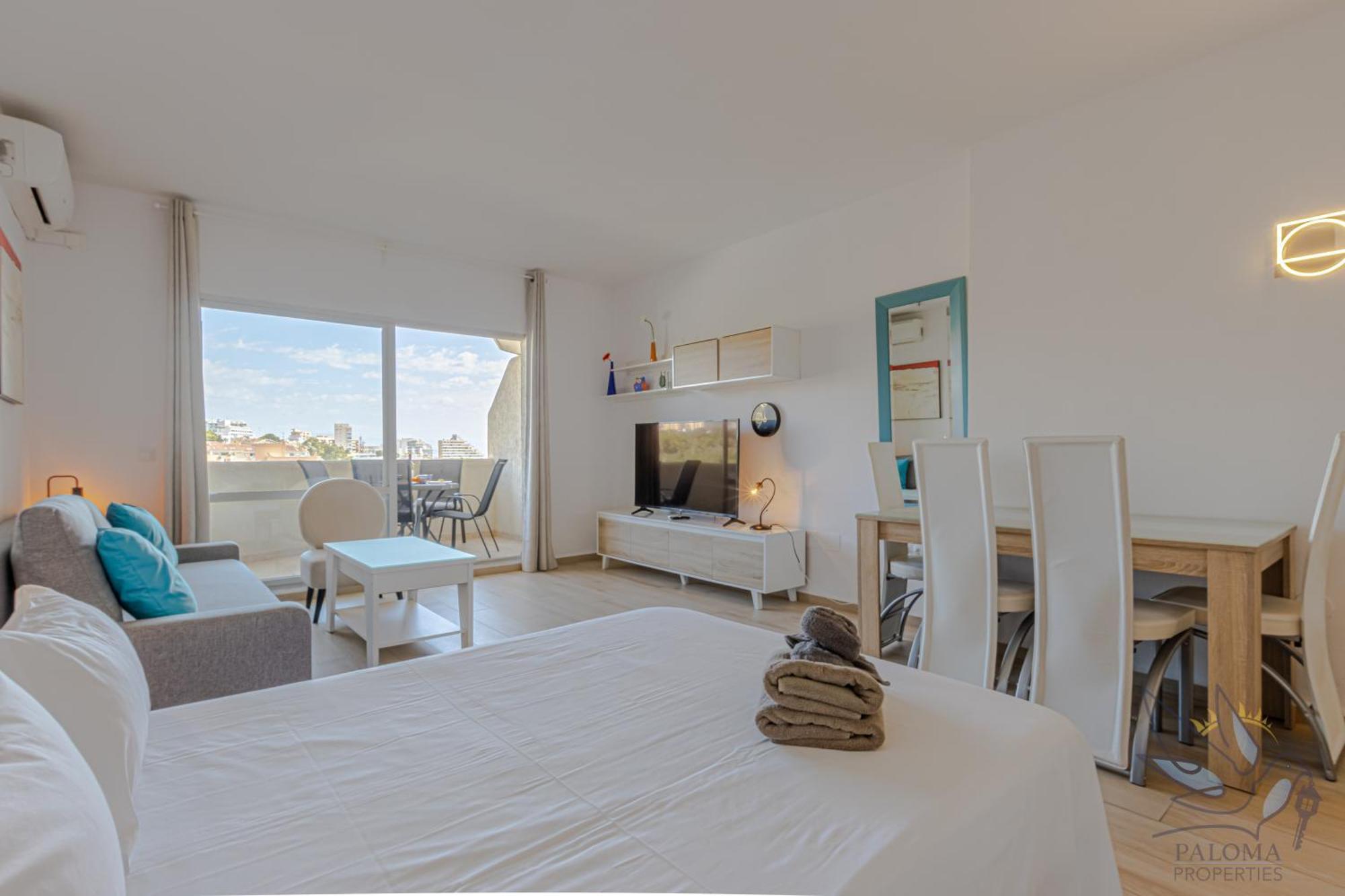 Benal Beach Suite, Parque Acuatico Y Vistas Al Mar เบนัลมาเดนา ภายนอก รูปภาพ